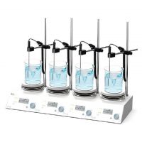 Мешалка магнитная DLAB MS-H280-S4 (4-местная, 4х3 л, 200...1500 об/мин, 280 °C)