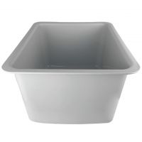 Большая лабораторная раковина-мойка Stegler RM-490G (полипропилен, внутр 490×390×290, габариты 550х450х310)