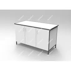 Стол лабораторный высокий закрытый KIP-LABS FORMA МЕТ СТВ-1550-ХП-З от производителя КИП-Лабс