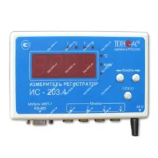Измеритель регистратор ИС-203.4 четырехканальный от производителя ТЕХНО-АС