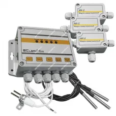 Регистратор температуры EClerk-Eco-3TL-GSM-0-2R-HP с функцией GSM регулятора от производителя Рэлсиб НПП