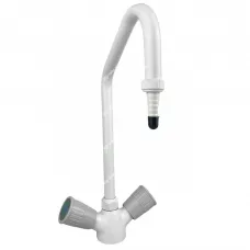 Лабораторный п-образный кран-смеситель Stegler KS-310-2 (латунь, высота 345 мм) от производителя STEGLER