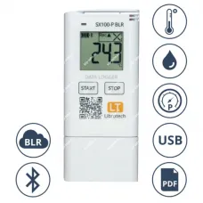 Логгер температуры, влажности и давления Librotech SX100-P BLR (Bluetooth Long Range) от производителя Librotech