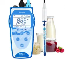 PH241DP ЭКОСТАБ Портативный рН-метр с GLP для молока  от производителя Apera Instruments