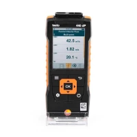 testo 440dP. Комплект для вентиляции № 1 с Bluetooth крыльчаткой 100мм (0635 9431), зондом с обогреваемой струной (0635 1570), телескоп. рукояткой (0554 0960) и кейсом 