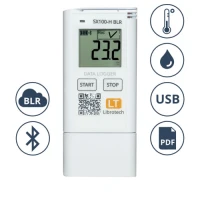 Измеритель-регистратор (логгер) температуры и влажности Librotech SX100-H BLR (Bluetooth Long Range)