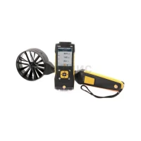 testo 440. Прибор для измерения скорости воздуха и оценки качества воздуха в помещении, 3 батарейки AA, USB-кабель и заводской протокол калибровки