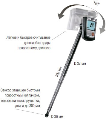термоанемометр Тесто 405
